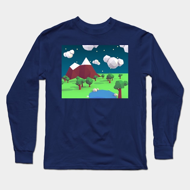 Evening sky Long Sleeve T-Shirt by 1anioh